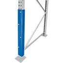 Schulte Lagertechnik Stützenschutz für Ständerrahmen S625-A18, S635-B20 und S645-B25, H 800 mm, blau