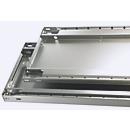 Schulte Lagertechnik Système de rayonnage à tablettes emboîtables MULTIplus 250, élément de base, verrou de longueur, 2500x1300x600 mm, 6 tablettes, galvanisé