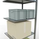 SCHULTE Lagertechnik - Système de rayonnage emboîtable - 2000x 750x600 mm, type 150 kg