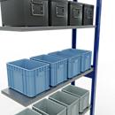 SCHULTE Lagertechnik - Système de rayonnage emboîtable - 2500x1000x300 mm, type 150 kg