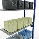 SCHULTE Lagertechnik - Système de rayonnage emboîtable - 2500x1000x400 mm, type 150 kg