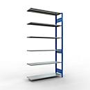 SCHULTE Lagertechnik - Système de rayonnage emboîtable - 2500x1300x400 mm, type 150 kg