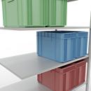 SCHULTE Technique de stockage - Elément de montage enfichable avec verrou de longueur - 2500x1300x800 mm, type 150 kg