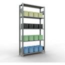 SCHULTE Technique de stockage - Embase avec verrou de longueur - 2000x1000x300 mm, type 150 kg
