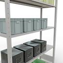 SCHULTE Technique de Stockage - Embase avec verrou de longueur - 2000x1300x400 mm, type 150 kg