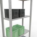 SCHULTE Technique de Stockage - Embase avec verrou de longueur - 2000x750x300 mm, type 150 kg