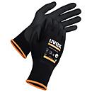 Schutzhandschuh Uvex athletic lite xt, 10 Paar, EN 388, Hitzeschutz bis 100°C, Touchscreen-tauglich, Mikroschaum-Beschichtung, schwarz, Größe 7