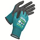 Schutzhandschuh Uvex Bamboo TwinFlex® D XG, 10 Paar, EN 407, Hitzeschutz bis 100°C, Touchscreen-tauglich, Bamboo TwinFlex® Technologie, grün, Größe 8