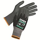 Schutzhandschuh Uvex phynomic XG, EN 388, Aqua-Polymer-Xtra-Grip-Beschichtung, Touchscreen-tauglich, schwarz, Größe 5