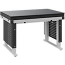 Schweißtisch Otto Kind Multi4Flex, stationär, ESD-leitfähig, höhenverstellbar, bis 500 kg, B 1200 x T 800 mm, anthrazitgrau/lichtgrau
