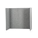 Screen acoustic to go 3000 silent.line U-shape, acoustic & sight protection, W 1600 x H 1500 mm
