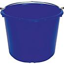Seau de chantier GRIPLINE C, 20 l, grutable, testé TÜV-GS, plastique bleu