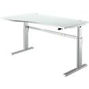 Secretária Padrão, extensão esquerda/ direita, 1 estágio ajustável electricamente em altura, W 1800 mm