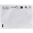 SecurePack documentenhoesje/afleverhoesje, C6, zonder bedrukking, zelfklevend, waterbestendig, PCR & FSC® kraftpapier, transparant, 250 stuks