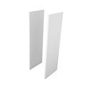 Seitenblenden PHENOR, 3 OH, 2 Stück, H 1310 x B 30 x T 430 mm, weiß
