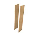 Seitenblenden PHENOR, 5 OH, 2 Stück, H 2140 x B 30 x T 430 mm, Buche-Dekor