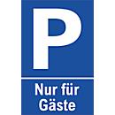 Señal de aparcamiento, 'Nur für Gäste'