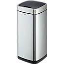 Sensor poubelle Durable No Touch, 35 l, pour l'intérieur, ouverture/fermeture automatique &amp; manuelle, couvercle amovible, seau intérieur, acier inoxydable, argent