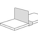Separador estantes, para estantería de acero PROGRESS 2000, desplazable, P 400 mm