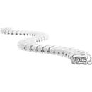 Serpentin de câbles Classic, avec adaptateur de sortie au sol, L 750 mm, blanc