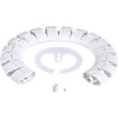 Serpentin pour câbles Premium, L 750 mm, blanc
