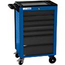 Servante d'atelier BASIC, 7 tiroirs, bleu