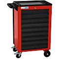 Servante d'atelier BASIC, 9 tiroirs, rouge