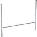Set montageprofielen voor Treston QuatreX, ESD-geleidend, B 1060 x D 55 x H 1200, lichtgrijs RAL 7035