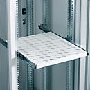 Shelf (19"), for server cabinet, extendable, depth 500 mm, ventilation slot