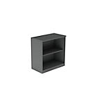 Shelf BEXXSTAR, 2 file heights, W 800 x D 445 x H 825 mm, dark gray