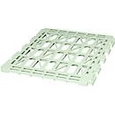 Shelf, plastic, for 3-sided swap body, grey