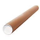 Shipping tube made of cardboard, 430 x 80 x 2.0 mm, 50 pieces