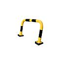 Shock protection SWING, outdoor use, 640 x 1000 mm, yellow/black