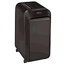 Shredder Fellowes® Microshred LX 221, micro particle cut 2 x 12 mm, P-5, 30 l, 20 sheets cutting capacity, with rollers, black