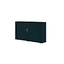 Shutter cabinet, 3 AA, 1-piece, with central partition, W 1800 mm, graphite