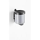 Sicherheitsaschenbecher, H 100 x ø 90 mm, silber