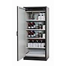 Sicherheitsschrank Typ 30 asecos Q-CLASSIC-30, Flügeltür, Anschlag links, Front Resedagrün, B 864 x T 620 x H 1947 mm