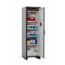 Sicherheitsschrank Typ 30 asecos Q-CLASSIC-30, Flügeltür, Anschlag rechts, Front Resedagrün, B 564 x T 620 x H 1947 mm