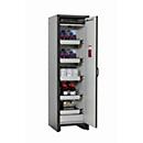 Sicherheitsschrank Typ 30 asecos Q-CLASSIC-30, Flügeltür, Anschlag rechts, Front Sicherheitsgelb, B 564 x T 620 x H 1947 mm