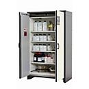 Sicherheitsschrank Typ 30 asecos Q-CLASSIC-30, Flügeltüren, Front Reinweiß, B 1164 x T 620 x H 1947 mm