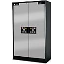 Sicherheitsschrank Typ 90 Asecos Q-CLASSIC-90 asecos, B 1200 mm, 3 Böden, asecos Silber