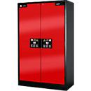 Sicherheitsschrank Typ 90 Asecos Q-CLASSIC-90, B 1200 mm, 4 Auszüge, verkehrsrot