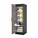 Sicherheitsschrank Typ 90 asecos Q-CLASSIC-90, Flügeltür, Anschlag links, Front Verkehrsrot, B 599 x T 615 x H 1953 mm