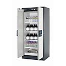 Sicherheitsschrank Typ 90 asecos Q-CLASSIC-90, Flügeltüren, Front Reinweiß, B 893 x T 615 x H 1953 mm