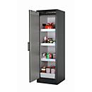 Sicherheitsschrank Typ 90 asecos Q-PEGASUS-90, Flügeltür mit Schließ-Automatik, Anschlag links, Front asecos Silber, B 599 x T 615 x H 1953 mm