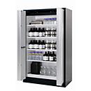 Sicherheitsschrank Typ 90 asecos Q-PHOENIX-90, Falttüren, Front Lichtgrau, B 1193 x T 615 x H 1953 mm