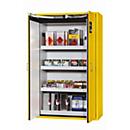 Sicherheitsschrank Typ 90 asecos S-CLASSIC-90, Flügeltüren, Front Sicherheitsgelb, B 1196 x T 616 x H 1968 mm