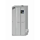 Sicherheitsschrank Typ 90 asecos S-PHOENIX-90, Flügel- und Falttüren mit Türfeststellanlage, Front Lichtgrau, B 896 x T 616 x H 1968 mm