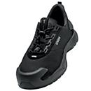Sicherheitsschuhe Uvex 1 x-craft pro S1PL, Unisex-Halbschuh, EN ISO 20345:2022 + A1:2024, antistatisch, rutschfest, schwarz, Weite 11, Größe 41