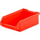 Sichtlagerkasten SSI Schäfer Serie PROFI LF 210, Polypropylen, L 168 x B 103 x H 52 mm, 0,5 l, rot